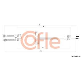 Achetez des Tirette à câble, boîte de vitesse manuelle COFLE 92.2CB.VK014 à prix pour 124,06 €