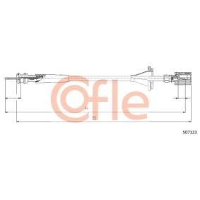 Køb Speedometerkabel af COFLE 92.S07123 til den lave pris 84,75 DKK