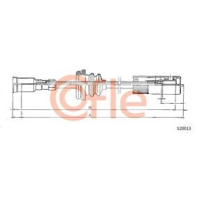 Køb Speedometerkabel af COFLE 92.S20013 til den lave pris 91,55 DKK