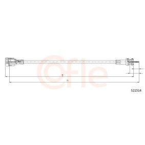Acquista Cavo tachimetro da COFLE 92.S21514 a buon mercato per soli 41,56 €