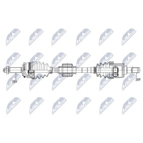Comprar Árbol de transmisión de NTY NPW-KA-358 a bajo precio de 155,16 €