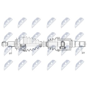 Comprar Árbol de transmisión de NTY NPW-MZ-040 a bajo precio de 224,56 €