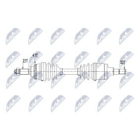 Comprar Árbol de transmisión de NTY NPW-SU-029 a bajo precio de 190,97 €