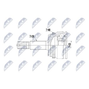 Gelenksatz, Antriebswelle NPZ-TY-103