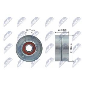 Compre Rolo tensor, correia trapezoidal estriada da NTY RNK-AR-003 a um preço baixo por 21,37 €
