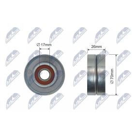 Compre Rolo tensor, correia trapezoidal estriada da NTY RNK-CH-008A a um preço baixo por 19,98 €
