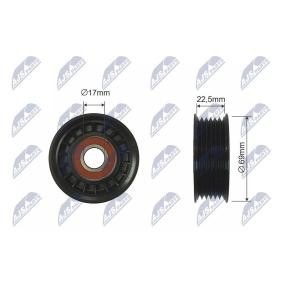 Compre Rolo tensor, correia trapezoidal estriada da NTY RNK-MZ-008 a um preço baixo por 12,98 €