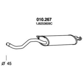 Endschalldämpfer 010.267 von PEDOL günstig für 71,34 € online kaufen
