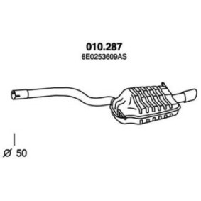 AUDI Endschalldämpfer von PEDOL