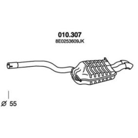 AUDI Endschalldämpfer von PEDOL
