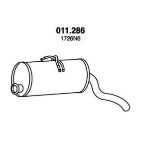 Endschalldämpfer 011.286 von PEDOL günstig für 62,47 € online kaufen