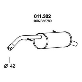 Endschalldämpfer 011.302 von PEDOL günstig für 60,93 € online kaufen