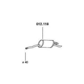 Endschalldämpfer 012.118 von PEDOL günstig für 29,94 € online kaufen