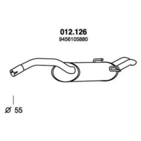 Endschalldämpfer 012.126 von PEDOL günstig für 175,47 € online kaufen