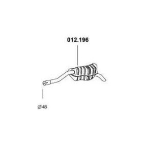 Endschalldämpfer 012.196 von PEDOL günstig für 102,40 € online kaufen