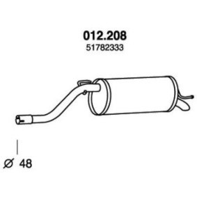Endschalldämpfer 012.208 von PEDOL günstig für 83,14 € online kaufen