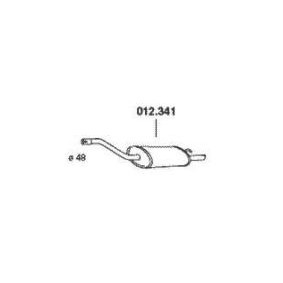 Endschalldämpfer 012.341 von PEDOL günstig für 53,62 € online kaufen