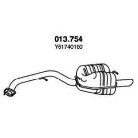 Endschalldämpfer 013.754 von PEDOL günstig für 110,32 € online kaufen