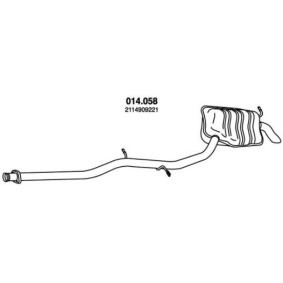 Endschalldämpfer 014.058 von PEDOL günstig für 149,93 € online kaufen