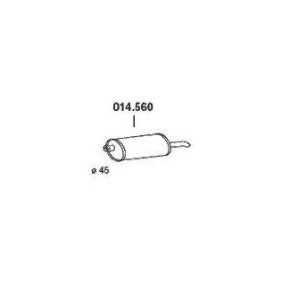 Endschalldämpfer 014.560 von PEDOL günstig für 55,89 € online kaufen