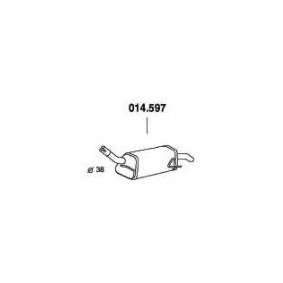 Endschalldämpfer 014.597 von PEDOL günstig für 52,37 € online kaufen