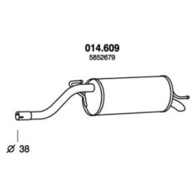 Endschalldämpfer 014.609 von PEDOL günstig für 59,71 € online kaufen