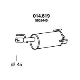 Endschalldämpfer 014.619