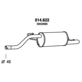 Endschalldämpfer 014.622 von PEDOL günstig für 83,45 € online kaufen