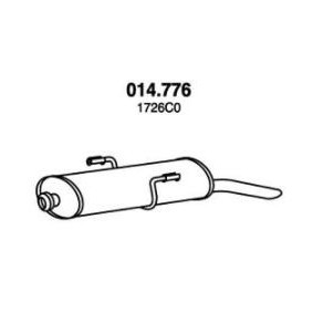Endschalldämpfer 014.776 von PEDOL günstig für 59,84 € online kaufen