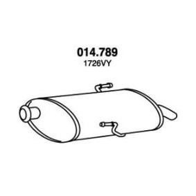 Endschalldämpfer 014.789 von PEDOL günstig für 61,42 € online kaufen