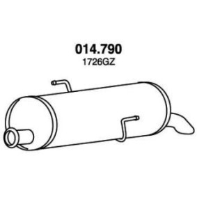 Endschalldämpfer 014.790 von PEDOL günstig für 59,71 € online kaufen