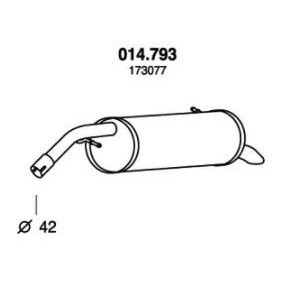 Endschalldämpfer 014.793 von PEDOL günstig für 57,41 € online kaufen