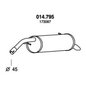 Endschalldämpfer 014.795 von PEDOL günstig für 79,58 € online kaufen
