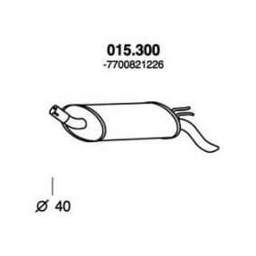 Endschalldämpfer 015.300 von PEDOL günstig für 53,41 € online kaufen