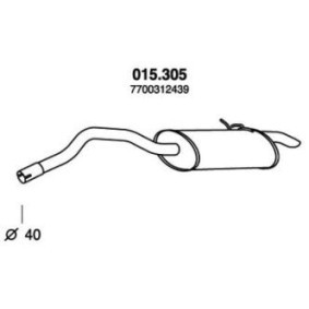 Endschalldämpfer 015.305 von PEDOL günstig für 55,97 € online kaufen