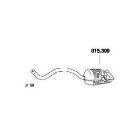 Endschalldämpfer 015.309 von PEDOL günstig für 93,55 € online kaufen