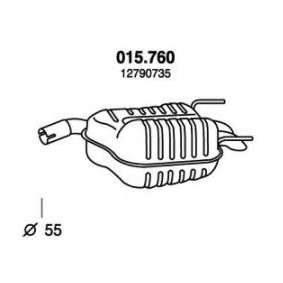 Endschalldämpfer 015.760 von PEDOL günstig für 123,19 € online kaufen