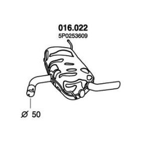 Endschalldämpfer 016.022 von PEDOL günstig für 126,75 € online kaufen
