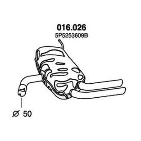 Endschalldämpfer 016.026 von PEDOL günstig für 81,96 € online kaufen