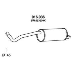 Endschalldämpfer 016.036 von PEDOL günstig für 64,31 € online kaufen