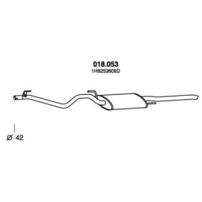 Endschalldämpfer 018.053 von PEDOL günstig für 58,24 € online kaufen