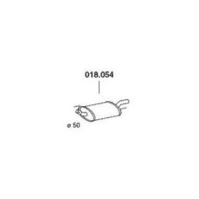 Endschalldämpfer 018.054 von PEDOL günstig für 53,75 € online kaufen