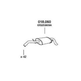 Endschalldämpfer 018.060 von PEDOL günstig für 46,72 € online kaufen