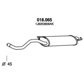 Endschalldämpfer 018.065 von PEDOL günstig für 57,70 € online kaufen