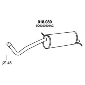 Endschalldämpfer 018.089 von PEDOL günstig für 59,69 € online kaufen