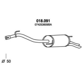 Endschalldämpfer 018.091 von PEDOL günstig für 77,59 € online kaufen