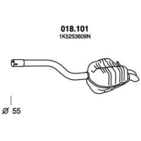 Endschalldämpfer 018.101