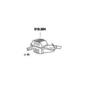 Endschalldämpfer 018.264 von PEDOL günstig für 186,37 € online kaufen