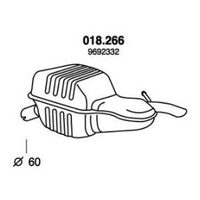 Endschalldämpfer 018.266 von PEDOL günstig für 209,18 € online kaufen
