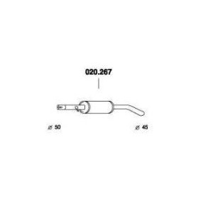 Mittelschalldämpfer 020.267 von PEDOL günstig für 36,22 € online kaufen